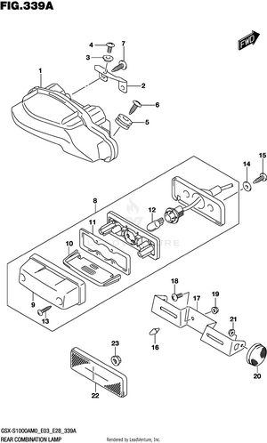 Rear Combination Lamp Schematic