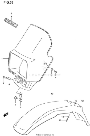 Headlamp Cover Schematic
