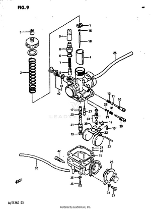 Carburetor (model E) Schematic