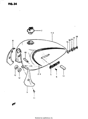 Fuel Tank (model Z) Schematic