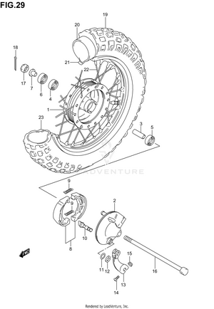 Front Wheel Schematic