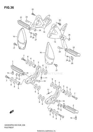 Footrest Schematic