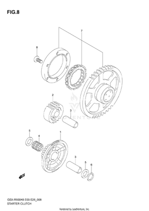 Starter Clutch Schematic