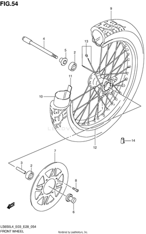 Front Wheel Schematic