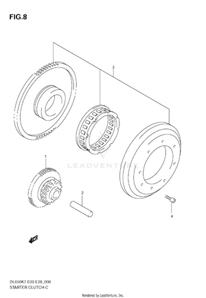 Starter Clutch Schematic