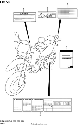 Label (dr-z400sml3 E33) Schematic