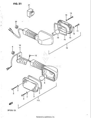 Turn Signal Lamp Schematic