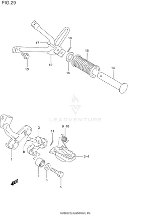 Footrest Schematic