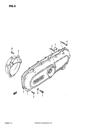 Crankcase Cover Schematic