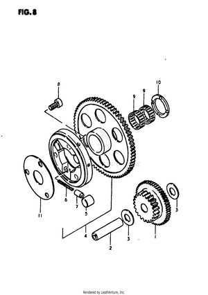 Starter Clutch Schematic