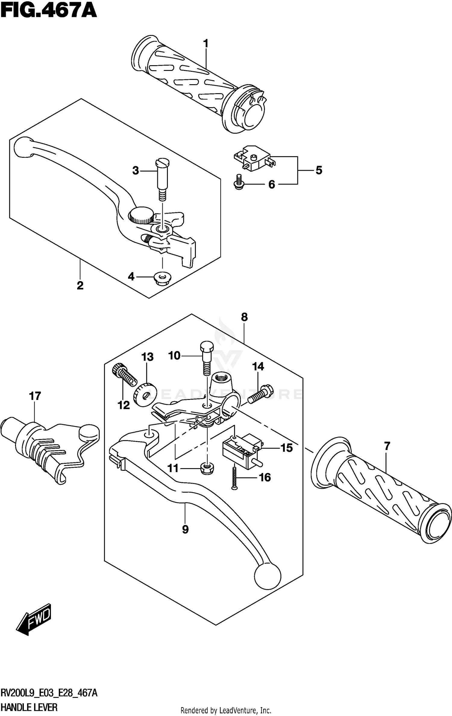 HANDLE LEVER