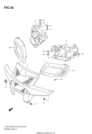 Front Grille Schematic
