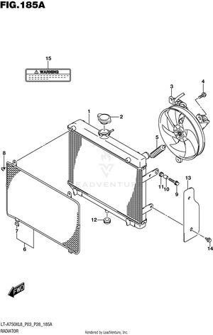 Radiator (lt-a750xl8 P03) Schematic