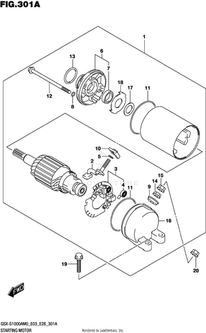Starting Motor Schematic