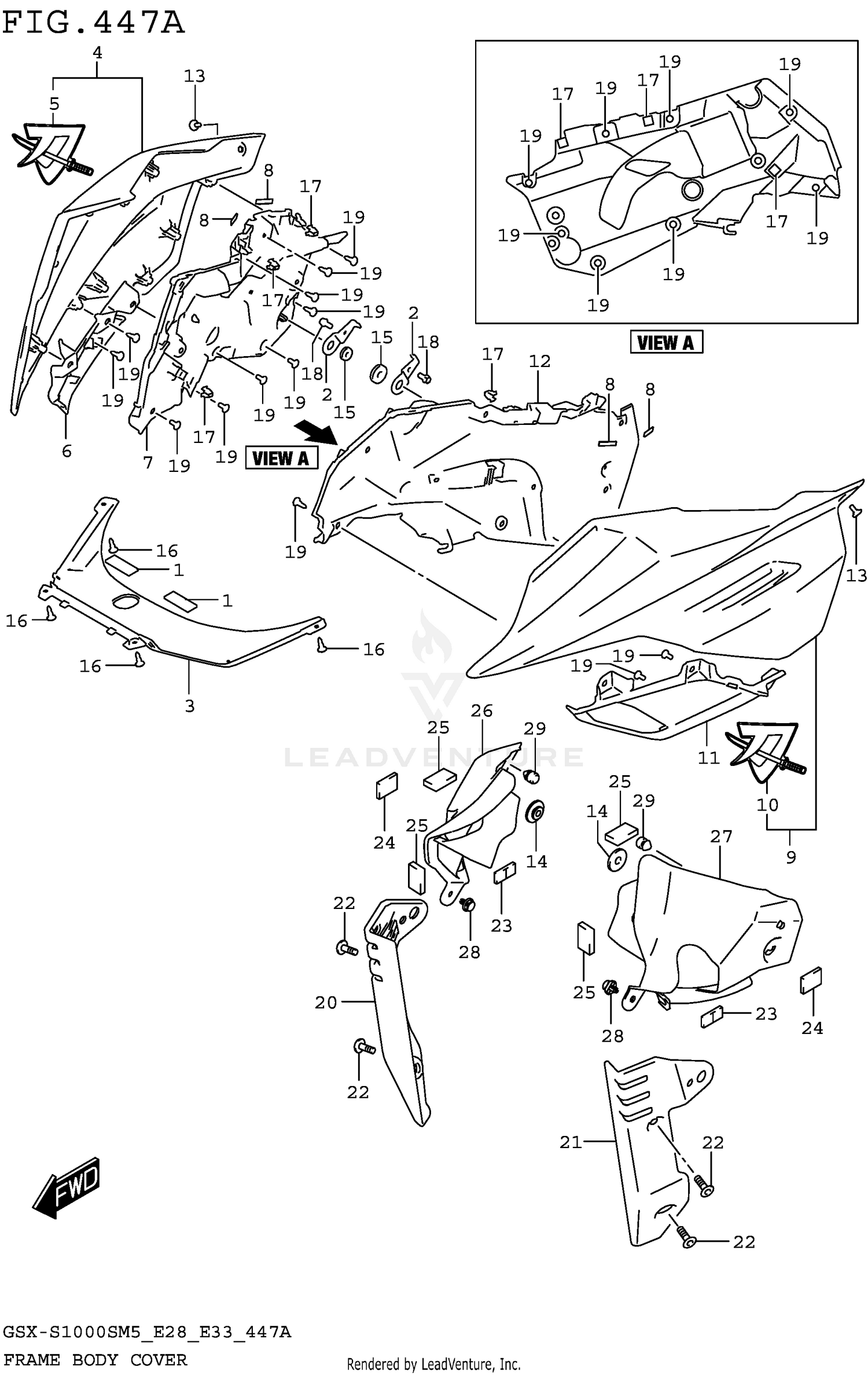 FRAME BODY COVER
