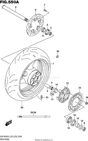 Rear Wheel Schematic