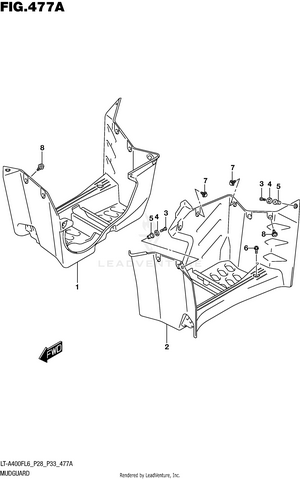 Mudguard (lt-a400fl6 P28) Schematic