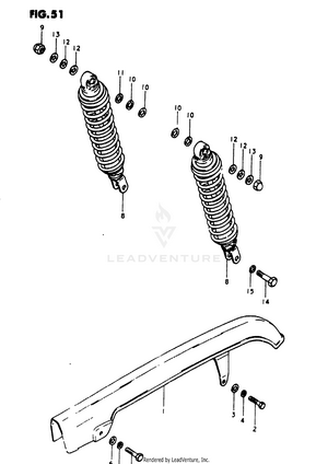 Chain Case - Shock Absorber Schematic