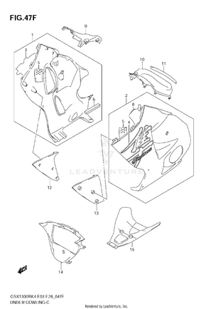 Under Cowling (gsx1300rzk7) Schematic