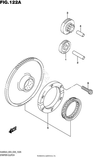 Starter Clutch Schematic