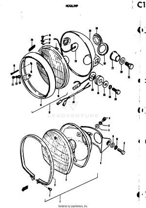 Headlamp Schematic
