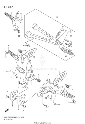 Footrest Schematic