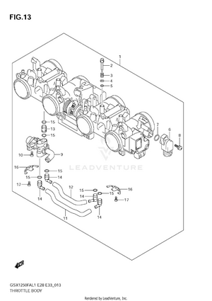 Throttle Body (e28) Schematic