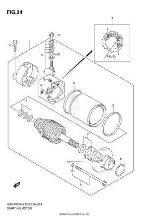 Starting Motor Schematic