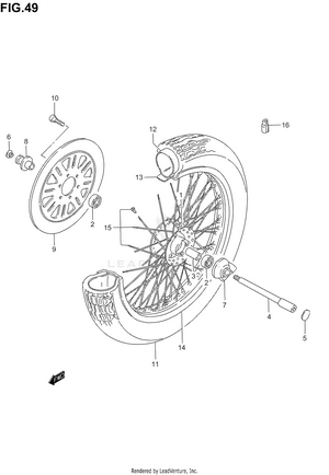 Front Wheel Schematic
