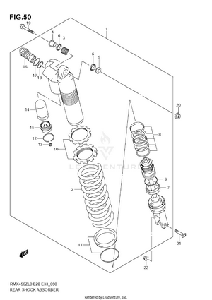 Rear Shock Absorber Schematic