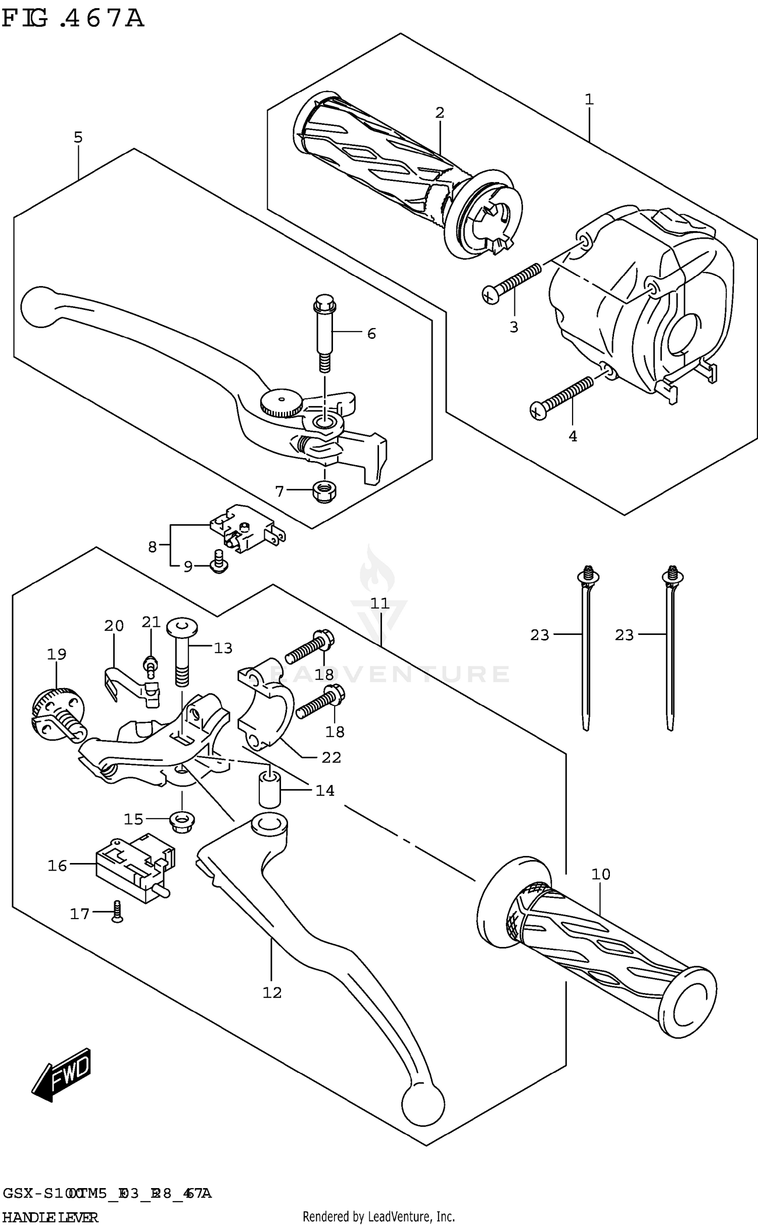 HANDLE LEVER