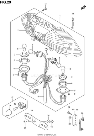 Rear Combination Lamp (an400k3/k4/k5/k6) Schematic