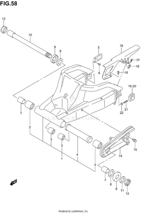 Rear Swinging Arm Schematic