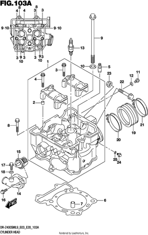 Cylinder Head Schematic