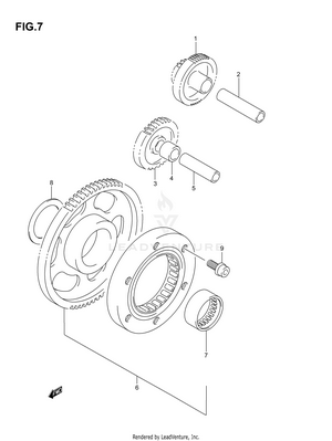 Starter Clutch Schematic