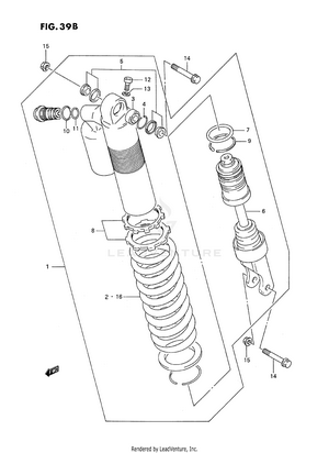 Shock Absorber (model P/r/s/t) Schematic