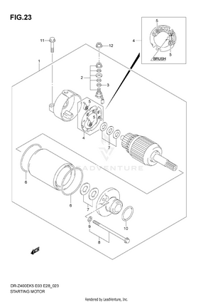 Starting Motor Schematic