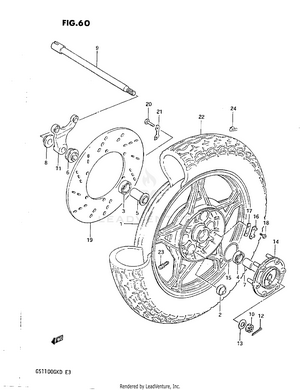 Rear Wheel Schematic