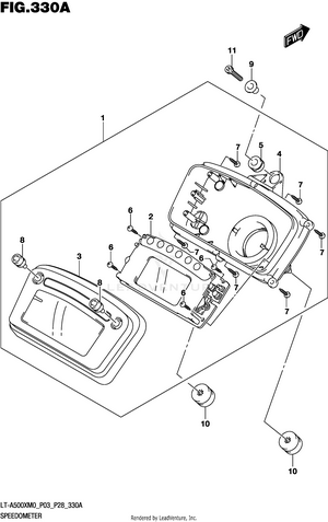 Speedometer (lt-a500xm0 P03) Schematic