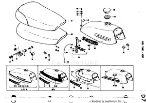 Fuel Tank - Seat Schematic