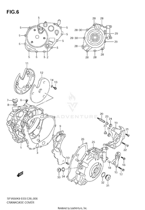 Crankcase Cover Schematic