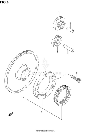 Starter Clutch Schematic