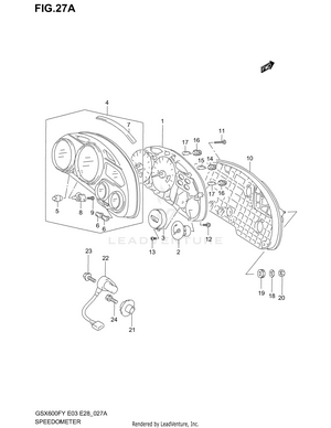 Speedometer (model Y) Schematic