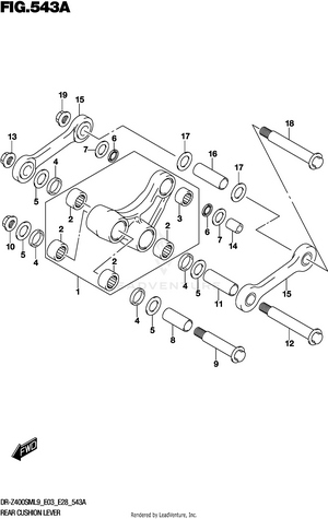 Rear Cushion Lever Schematic