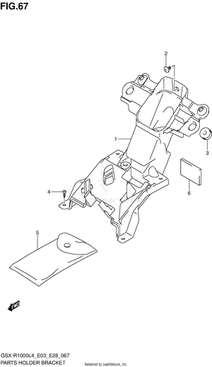 Parts Holder Bracket Schematic