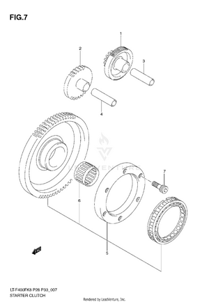 Starter Clutch Schematic