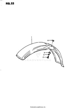 Front Fender Schematic