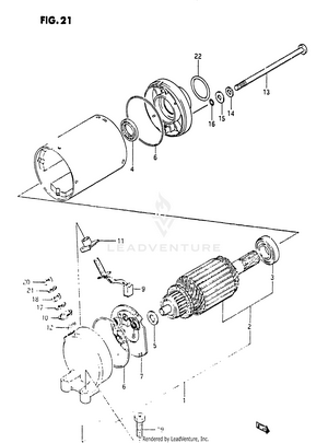 Starting Motor Schematic