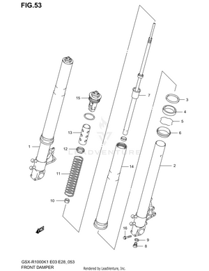 Front Damper Schematic