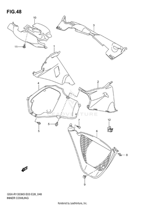 Inner Cowling Schematic